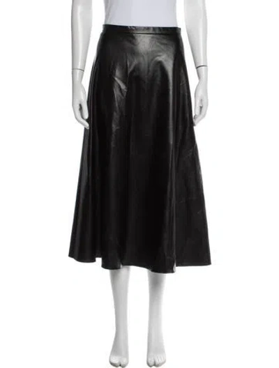 Pre-owned Akris Punto Midi Length Skirt In Black