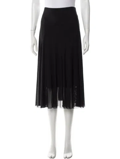 Pre-owned Akris Punto Midi Length Skirt In Blue