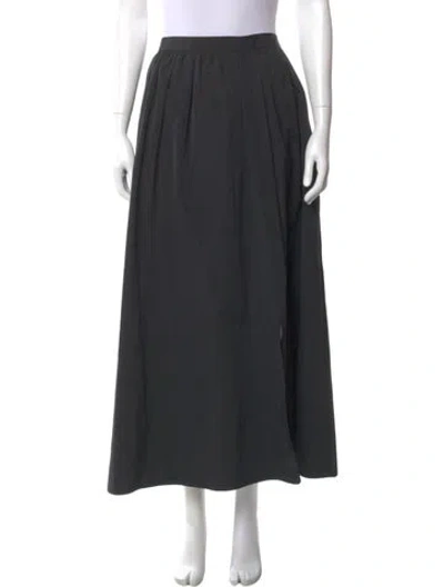 Pre-owned Akris Punto Midi Length Skirt In Gray