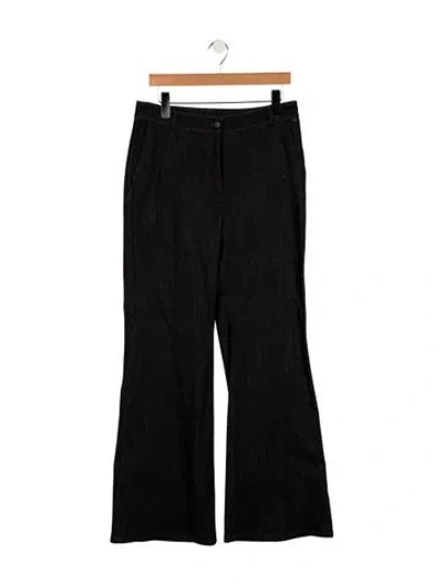 Pre-owned Akris Punto Mid-rise Flared Jeans W/ Tags In Black