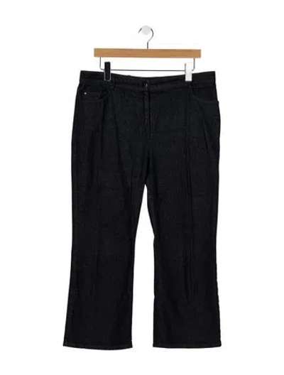 Pre-owned Akris Punto Mid-rise Straight Leg Jeans In Blue