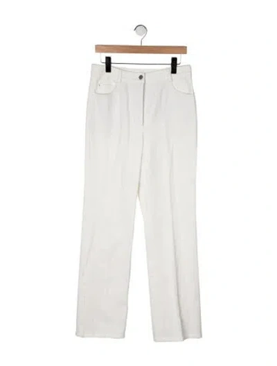 Pre-owned Akris Punto Mid-rise Straight Leg Jeans In Multi