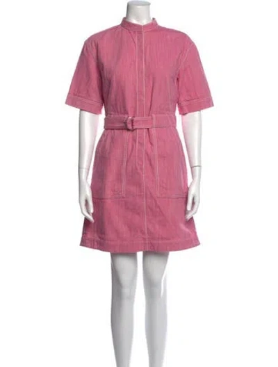 Pre-owned Akris Punto Mini Dress In Pink