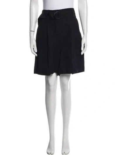 Pre-owned Akris Punto Mini Shorts In Black