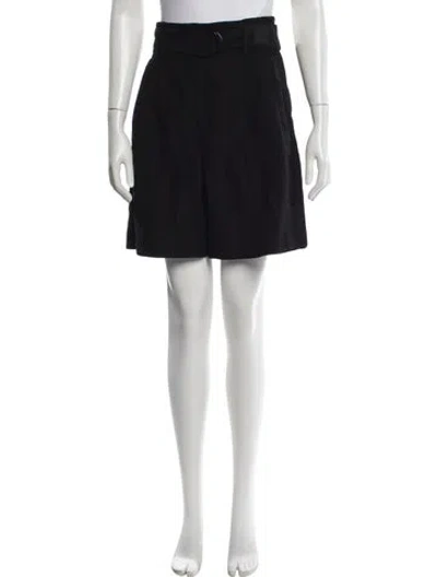 Pre-owned Akris Punto Mini Shorts In Black