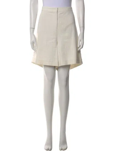 Pre-owned Akris Punto Mini Shorts In Neutrals