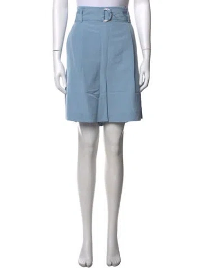 Pre-owned Akris Punto Mini Shorts W/ Tags In Blue