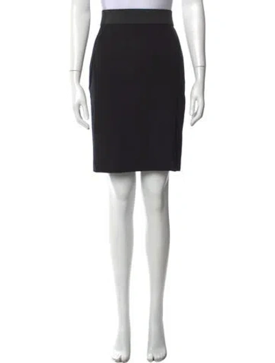 Pre-owned Akris Punto Mini Skirt In Black