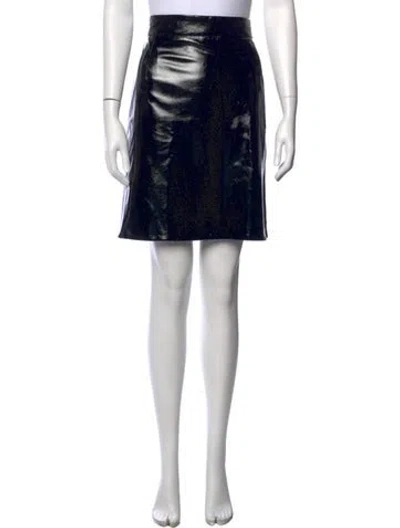 Pre-owned Akris Punto Mini Skirt In Black