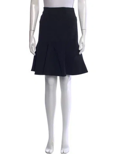 Pre-owned Akris Punto Mini Skirt In Blue