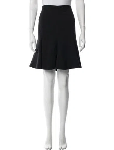 Pre-owned Akris Punto Mini Skirt In Blue