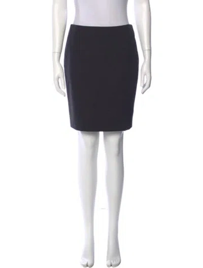 Pre-owned Akris Punto Mini Skirt In Gray