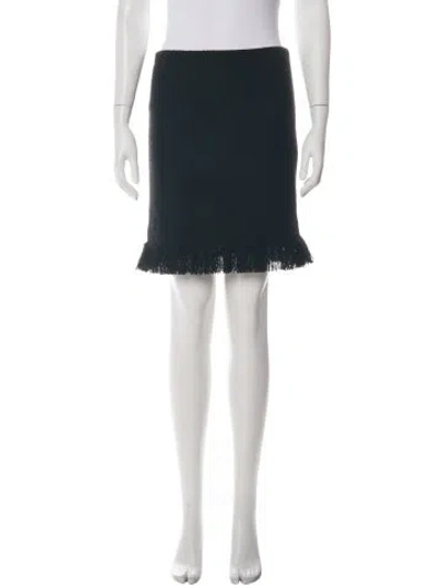 Pre-owned Akris Punto Mini Skirt In Green