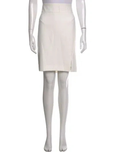 Pre-owned Akris Punto Mini Skirt In Neutral