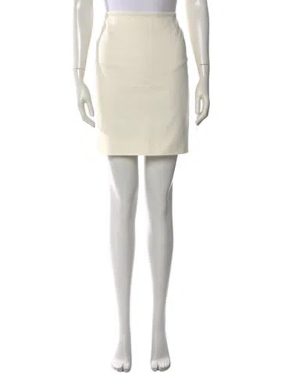 Pre-owned Akris Punto Mini Skirt In Neutral