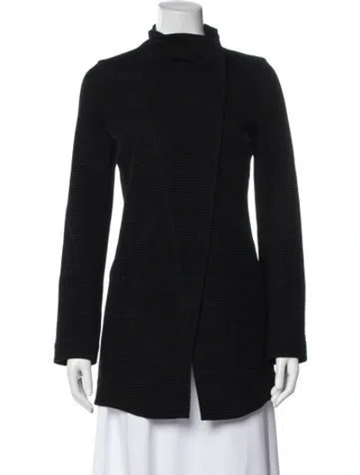 Pre-owned Akris Punto Nylon Evening Jacket In Black