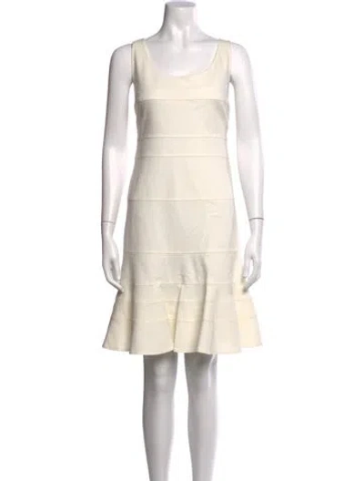 Pre-owned Akris Punto Nylon Knee-length Dress In Neutrals