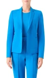 Akris Punto One-button Jersey Blazer In Multi