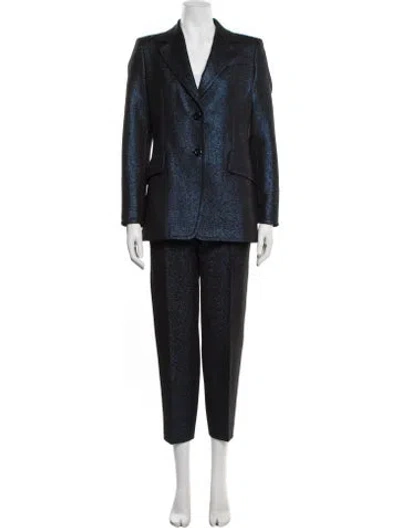 Pre-owned Akris Punto Pant Set In Blue