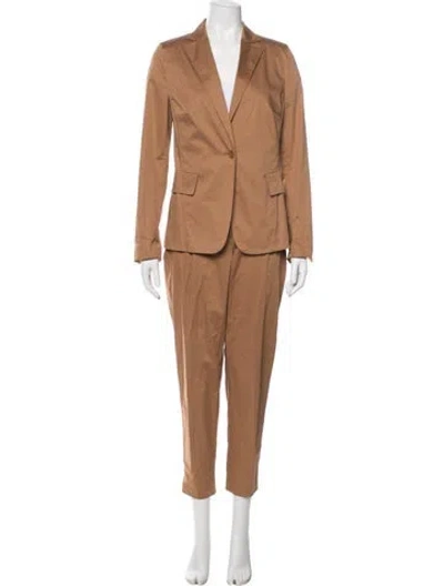 Pre-owned Akris Punto Pant Set In Brown