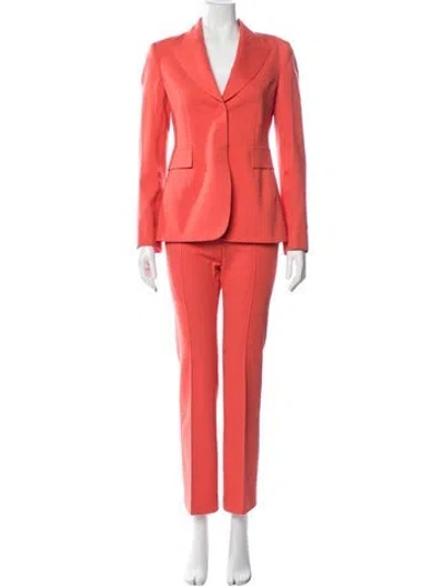 Pre-owned Akris Punto Pantsuit In Orange