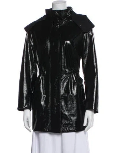 Pre-owned Akris Punto Parka In Black