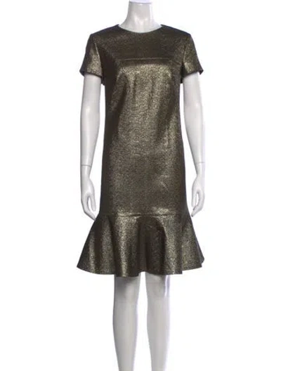Pre-owned Akris Punto Patterned Mini Dress
