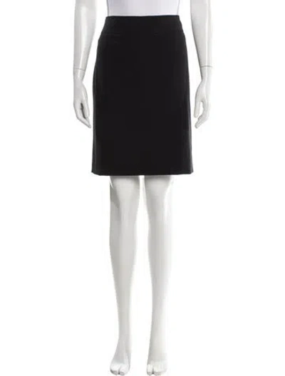Pre-owned Akris Punto Pleated Accents Knee-length Skirt In Gray