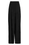 Akris Punto Pleated High Waist Trousers In Black