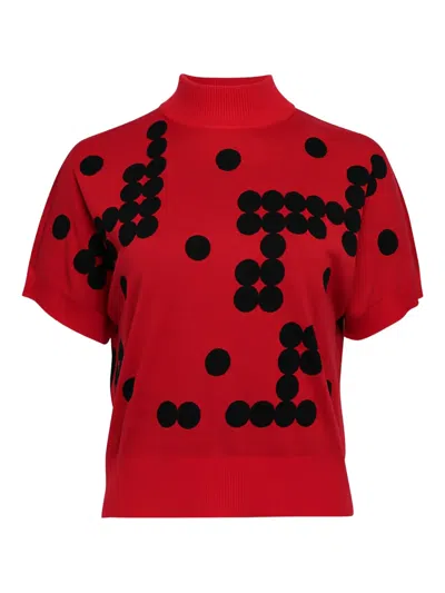 Akris Punto Shorts Mit Polka Dots In Red