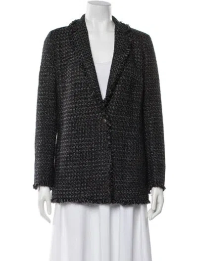 Pre-owned Akris Punto Printed Blazer In Multi