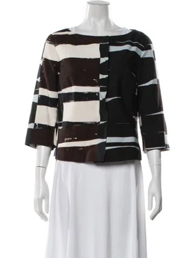 Pre-owned Akris Punto Printed Jacket