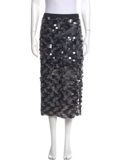 Pre-owned Akris Punto Printed Midi Length Skirt In Multi