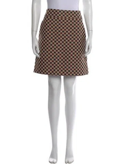 Pre-owned Akris Punto Printed Mini Skirt