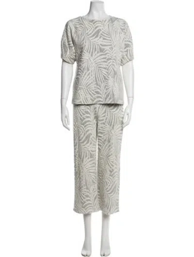 Pre-owned Akris Punto Printed Pant Set
