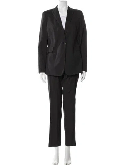 Pre-owned Akris Punto Printed Pantsuit In Gray