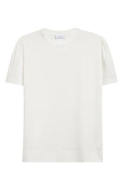 Akris Punto Puff Short Sleeve T-shirt In Cream