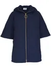 Akris Punto Quilted Puffer Coat In Blue
