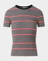 Akris Punto Ribbed Knit Merino Wool Pullover