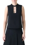 Akris Punto Ring Yoke Virgin Wool Top