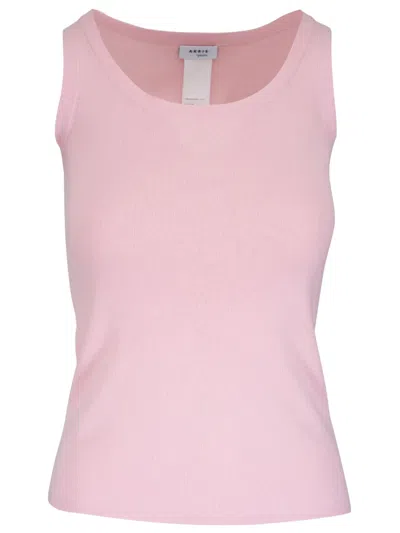 Akris Punto Round-neck Tank Top In Pink