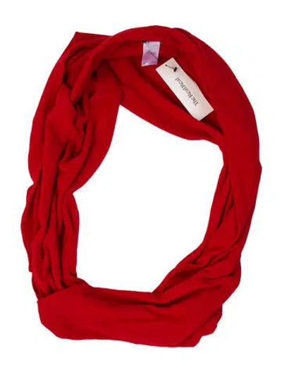 Pre-owned Akris Punto Scarf In Red