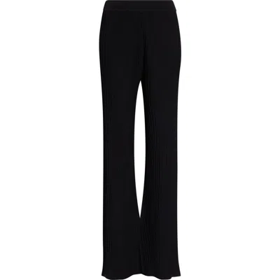 Akris Punto Scribble Embroidered Linen A-line Shirt In Black