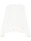 Akris Punto Semi-sheer Cardigan In White