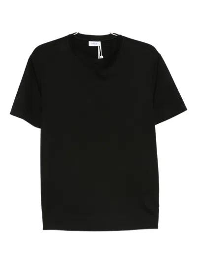 Akris Punto Short-sleeve Cotton Shirt In Black