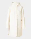 Akris Punto Signature Dot Quilted Oversized Coat In Neutral