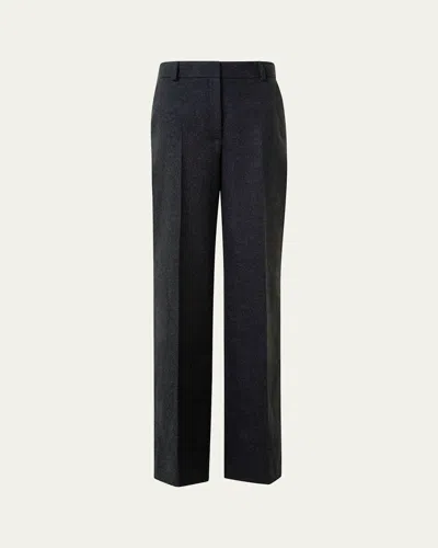 Akris Punto Signature Jersey Wide-leg Pants In Blue