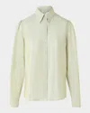 Akris Punto Silk-blend Batiste Button-down Shirt