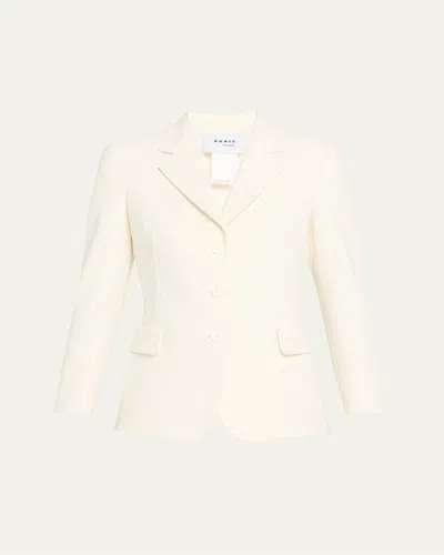 Akris Punto Single-breasted Boyfriend Blazer In Animal Print