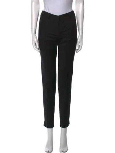 Pre-owned Akris Punto Skinny Leg Pants In Black
